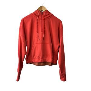 Athleta Passionfruit Coral Ascend Warm Up Hoodie Women's Size XS